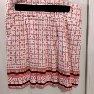 Loft print skirt